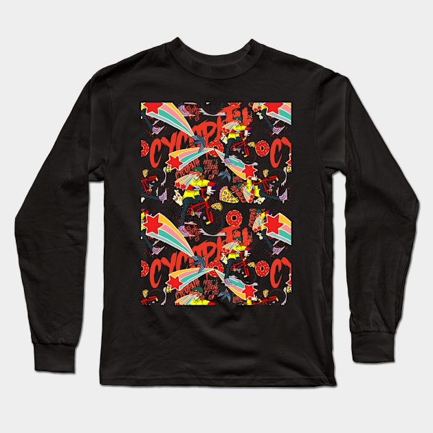 cycopath pattern Long Sleeve T-Shirt by Brotherconk